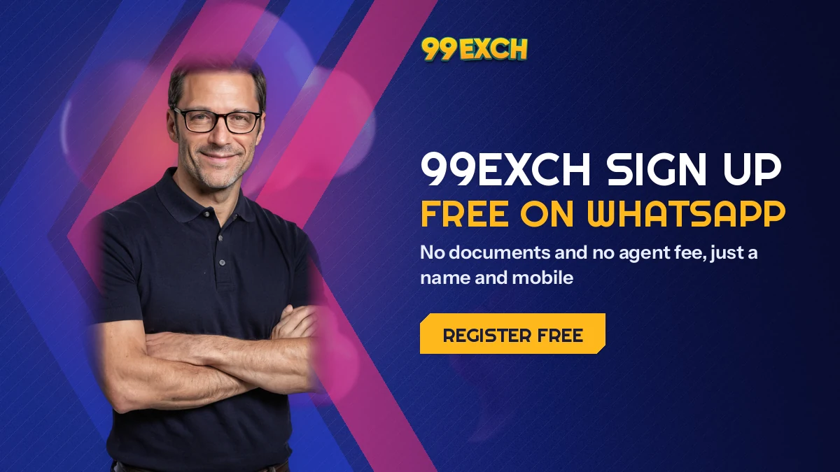 Player sending a name and mobile number to the 99Exch New ID desk to register for free